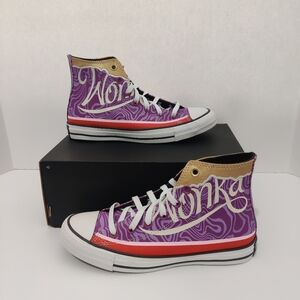 Converse Willy Wonka Chuck Taylor All Star High Swirl Men 6 / Women 8